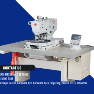 Deskripsi Mesin Jahit Industri 9820 圆头锁眼机 (Electronic Eyelet Buttonhole Machine – Besar)